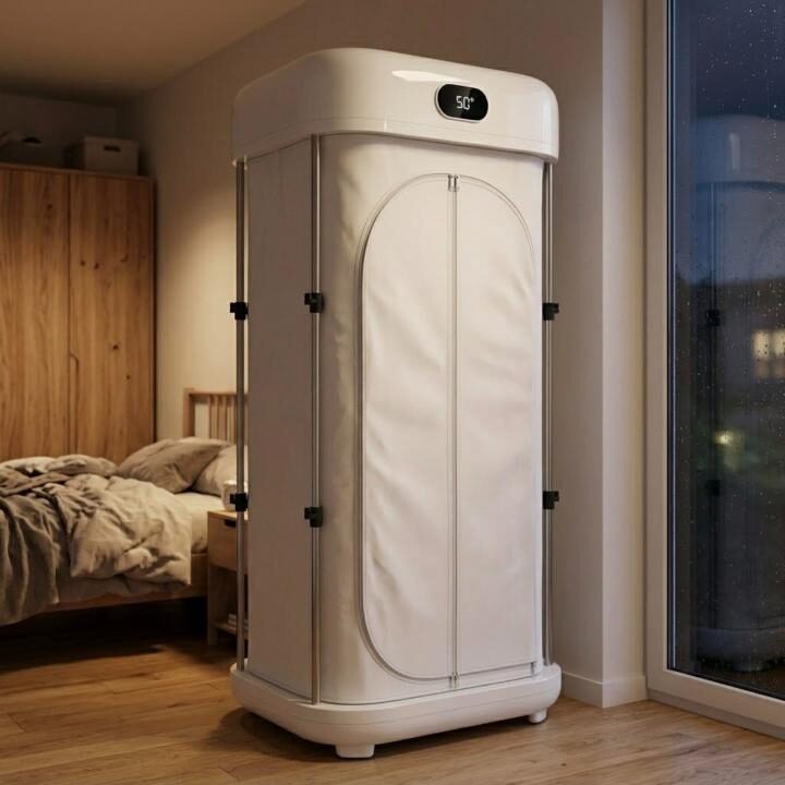 DRYVELA geschlossen im Schlafzimmer